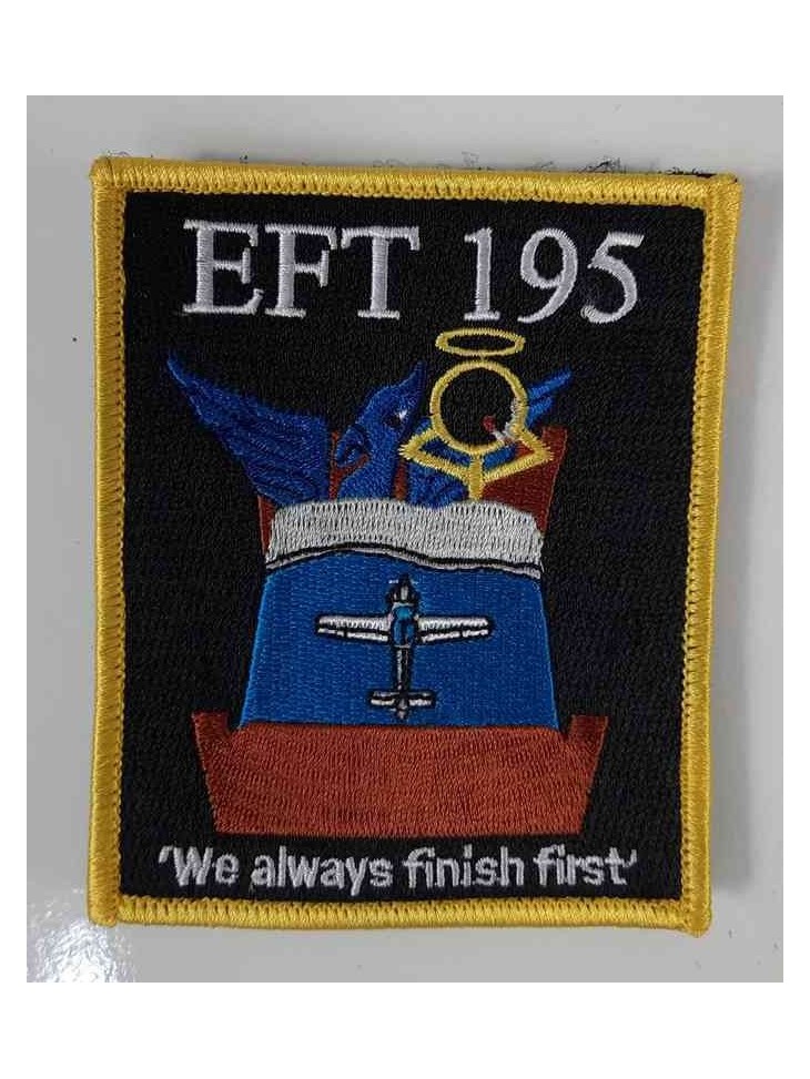 Factory Overrun RAF EFT195 Tutor Course Embroidered Patch 100x80mm