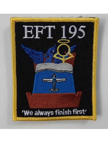Factory Overrun RAF EFT195 Tutor Course Embroidered Patch 100x80mm