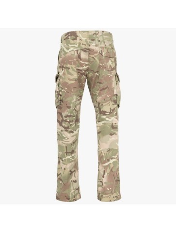 Highlander Midweight Delta Trousers Military Style Black Olive Camo Polycotton