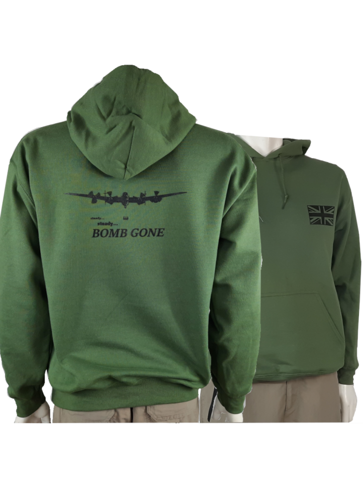 Bomb Gone Avro Lancaster Exclusive Printed Hoodie Army Military Aviation Dambusters