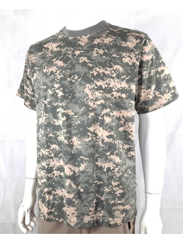 Highlander Digital ACU Camouflage Cotton T-Shirt Camo Grey Blue Green