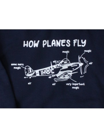 Kids How Planes Fly Printed Military Hoodie British Forces Sweatshirt Jumper Childrens