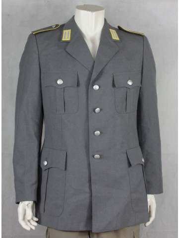 Genuine German Dress Jacket Grey Army Forces Military Uniform with Insignia