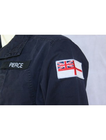 Genuine Surplus Royal Navy British Naval lightweight Jacket H/W Shirt Badged G1