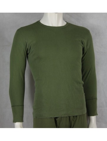Genuine Surplus British Army Vintage Cotton Thermal Top Vest Long Johns G1