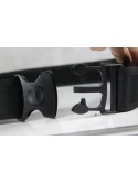 MilTec Black Heavy Duty Military Security Belt XL 40-50" Waist 50mm wide (376)