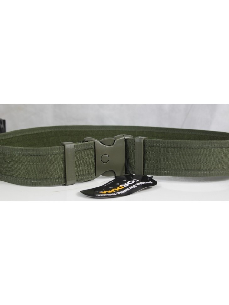 Green Heavy Duty Military Security Belt L 38-44"" Waist 50mm wide (377)