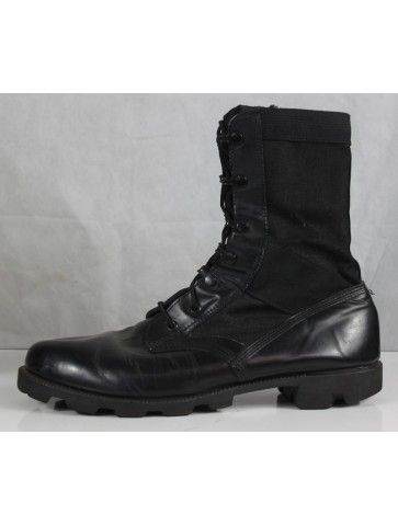 Genuine Surplus Vintage US Army Jungle Boots Combat Patrol Black Leather (383)