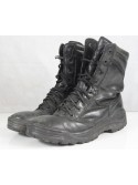 Genuine Surplus Haix work Boots Reflective Panel Black Leather EU 39 UK 6 (384)