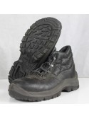 Genuine Surplus Reinforced Toe-Cap Work Boot Black Leather UK 6 (392)