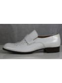 Genuine Surplus German Naval Shoes New White Leather UK 10 (394)