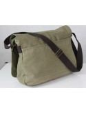 Normandy '44 Vintage Style Canvas Satchel Hand Made Front From Recycled Genuine Military Clothing (396)