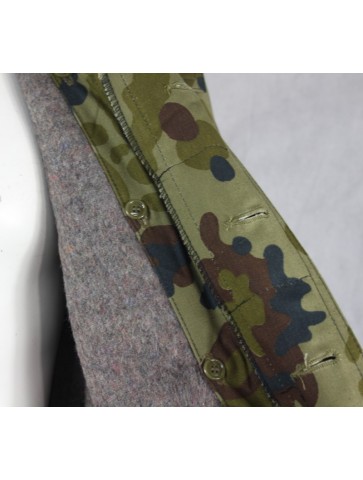 NEW Genuine Surplus Romanian Army Parka Wool Lining Thermal Oak Leaf Camo Coat