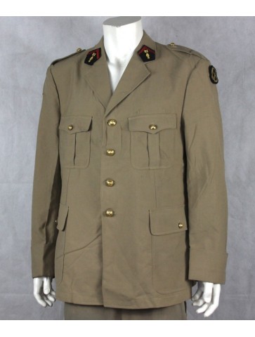 Genuine Surplus French Army Dress Jacket Sand 81st Regiment 42-44 (464)