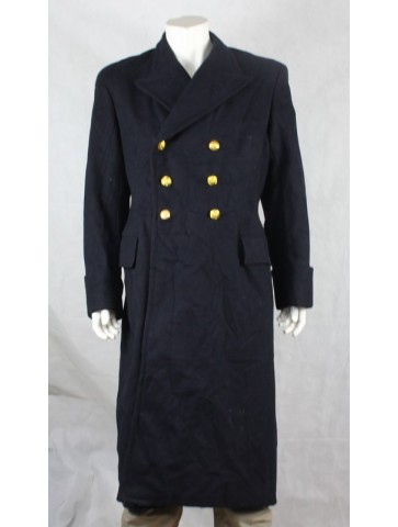 Genuine Surplus French WW2 or 1950s Greatcoat 40-42" Chest RARE (474)