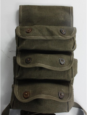 Genuine Surplus Vintage French Army Drop Leg Grenade Pouch 1950's Indo China War