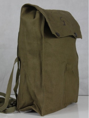Genuine Surplus Polish Gas Mask Bag SIde Bag Cross Body Bag Canvas Vintage