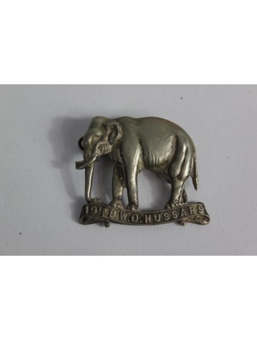 Genuine Surplus 19th Prince of Wales Own Hussars Regiment Cap Badge Metal (602)