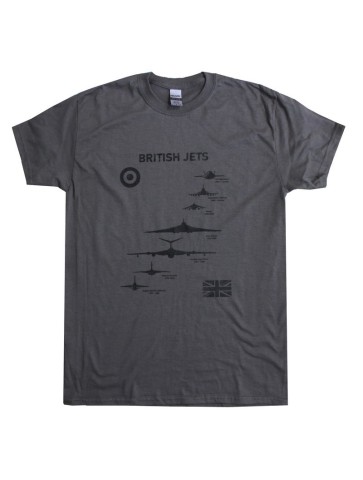 British RAF Jets Exclusive Printed T-Shirt Military Forces Tactical Aviation