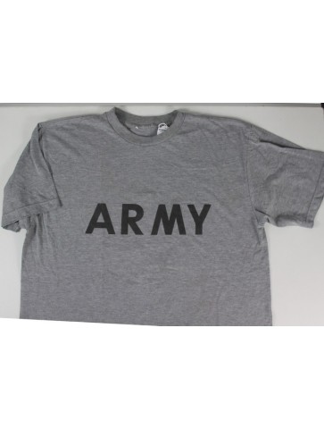 Genuine Surplus US Army Printed Grey marl T-Shirt XL
