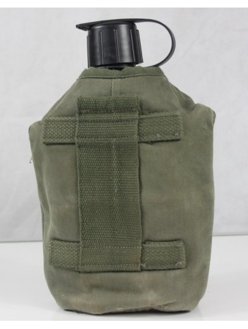 Genuine Surplus Dutch Army Plastic Water Bottle 1.5ltr with French Army Cover