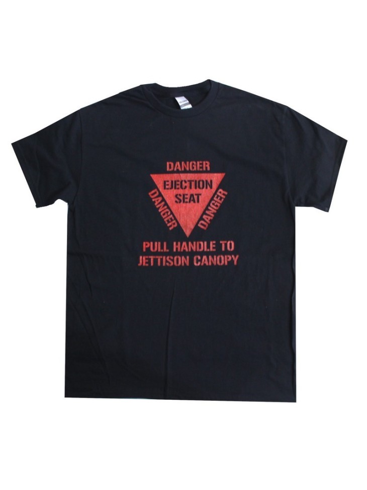 Ejection Seat Danger Exclusive Printed T-Shirt Military Forces Aviation