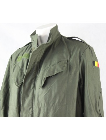 Genuine Surplus Belgian NATO Army Jacket Canvas Vintage As New 42-44"  (624)