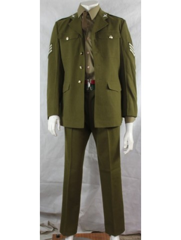 Genuine Surplus British Army Uniform Complete 1980's 100cm Chest Khaki Green 689