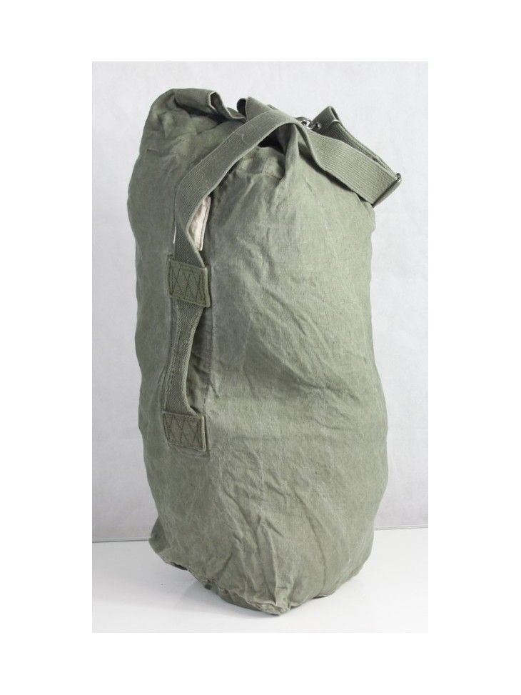 Genuine Surplus French Army Kit Bag Lightweight Cotton Canvas Military Bag (697)