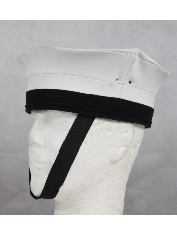 Genuine Surplus British Royal Navy Dress Hat Cap Formal White Grade 2 (703)