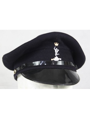 Genuine Surplus British Army Signals Dress Cap Hat with Badge 55cm  (709)