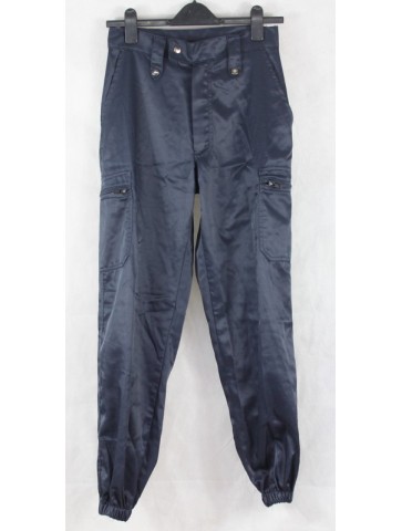 Genuine Surplus French Military Sateen Trousers Blue Lightweight 28 & 30 (660)