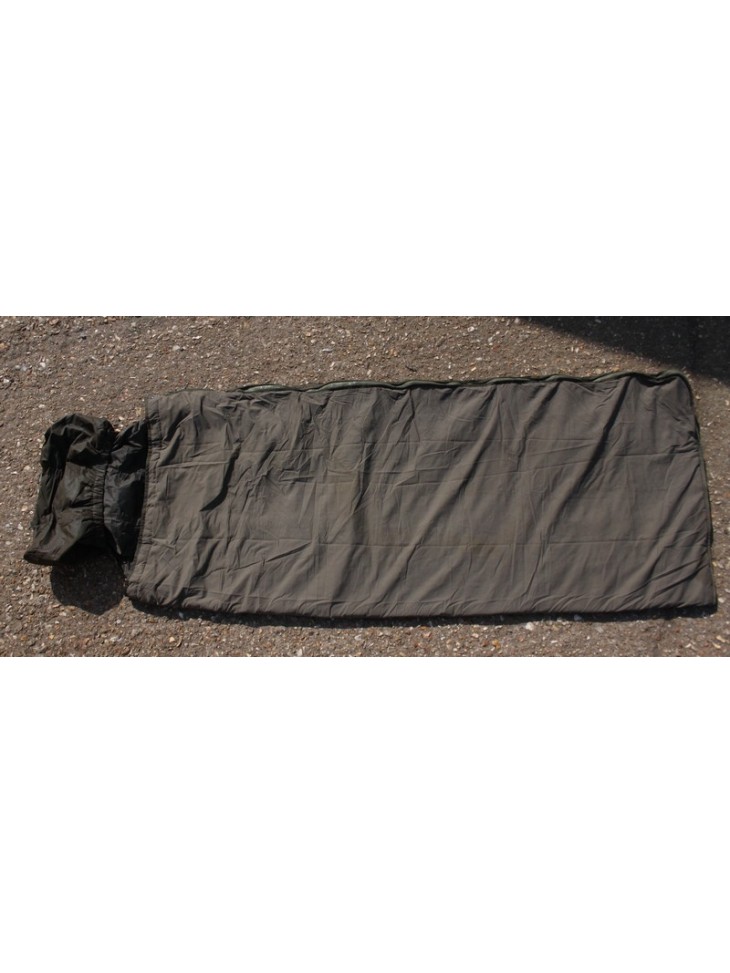 Genuine Surplus French Ex Army Sleeping Bag 3 Season Mummy Waterproof Base repaired