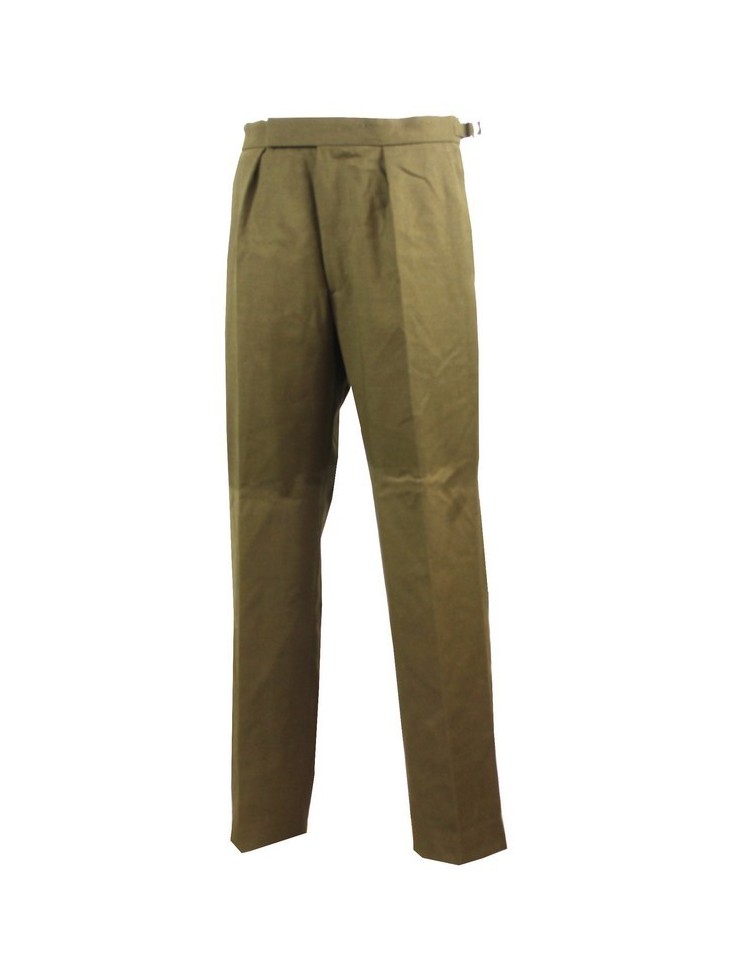 Genuine Surplus British Army No2 Dress Trousers Olive Green Smart Uniform Formal