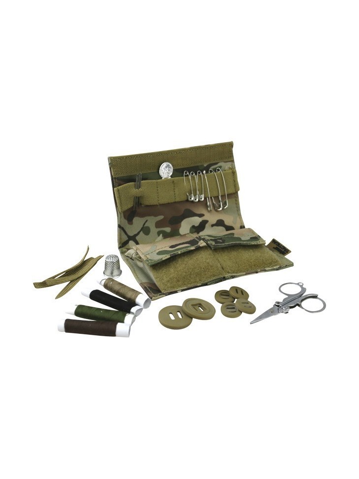 Kombat Compact Sewing Kit Cadet Camp Repair Essentials BTP Camo