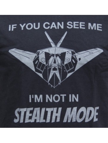 Stealth Mode Exclusive Printed T-Shirt Military Forces Aviation Grey