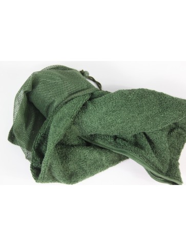 Genuine Surplus British Army Medium Towel Olive Green Polyester 49x100cm