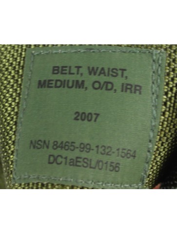 Genuine Surplus Green Military Belt 55mm Wide Army Military 32-42" Waist (730)