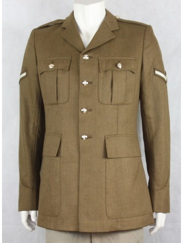 Genuine British Army Uniform Jacket Mens Dress Jacket Replaced Buttons Tan 319