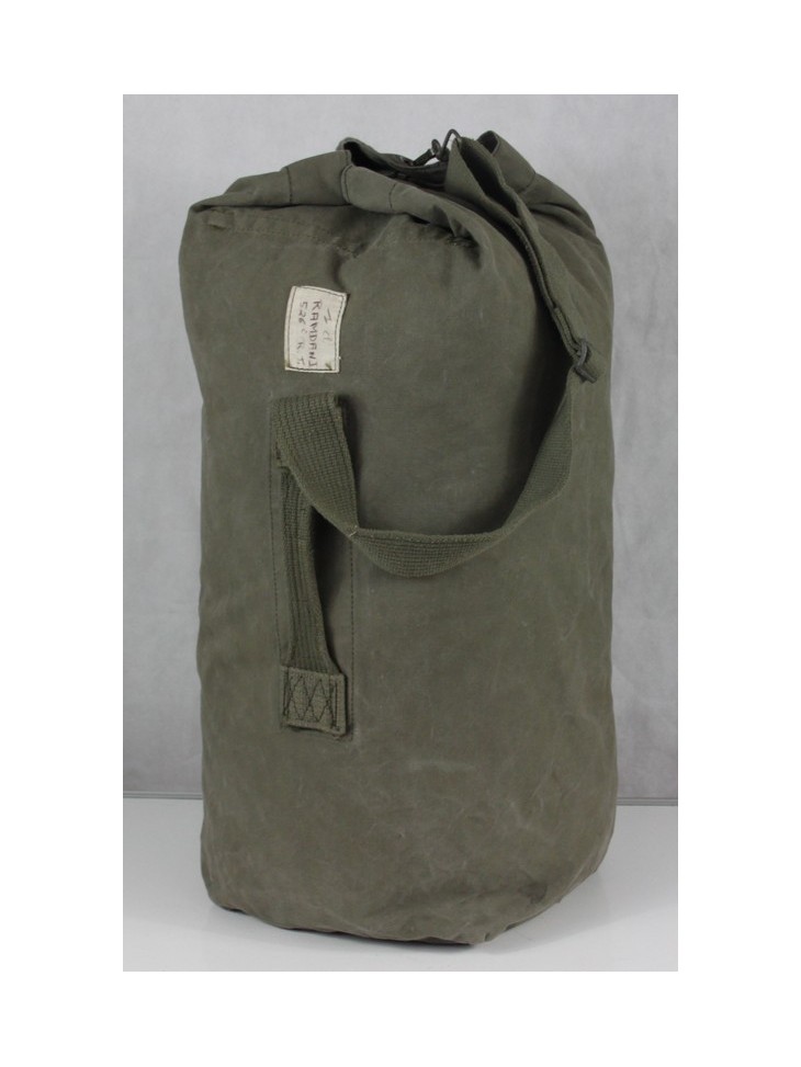 Genuine Surplus French Army Kit Bag Cotton Canvas Military Bag Rucksack