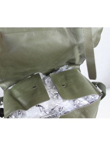 Genuine Surplus Dutch Rubberised Waterproof Side Bag NEW