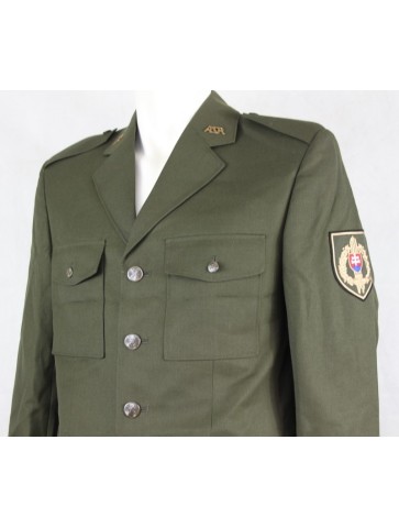 Genuine Slovakian Army Uniform Jacket Mens Dress Jacket Green All Sizes badged