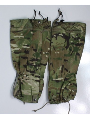 Genuine Surplus British Army Military Waterproof Gaiters MTP Camouflage Camo NEW