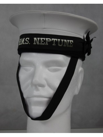 Genuine Surplus British Royal Navy Dress Hat Cap Formal White Grade 2 (703)