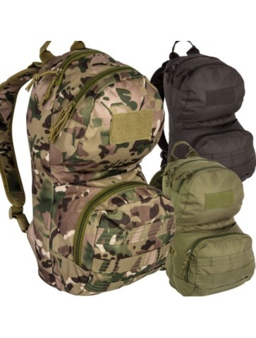 Highlander Scout Pack Backpack Rucksack 12 Litre Small Adult / Child Black Camo