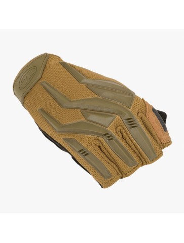 Highlander Raptor Fingerless Protective Combat Gloves Military Coyote Tan GL088