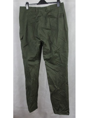 Genuine Surplus Belgian Green Combat Trousers Olive 35" Waist (865)