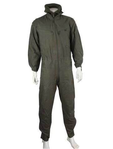 Genuine Surplus German Faux Fur Lined Thermal Tank Suit Flight Suit Overall
