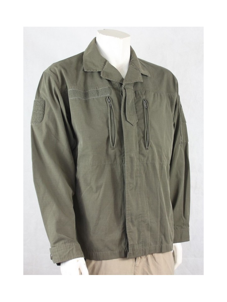 Genuine Surplus Austrian Ripstop Heavyweight Shirt Lightweight Jacket Olive