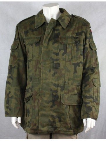 Genuine Surplus Polish Leaf Camo Parka Lined Quilted Warm Winter